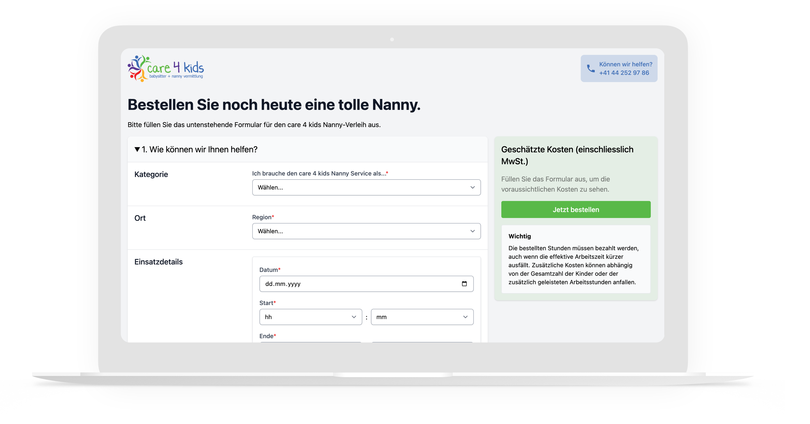 Die digitalisierte Nanny-Vermittlung