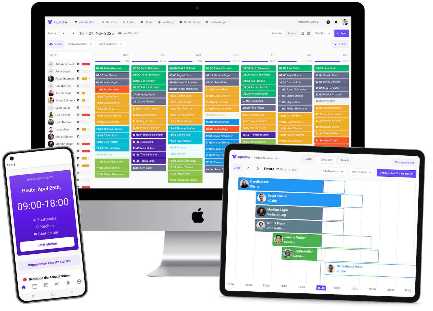 Die App für Schichtbetriebe